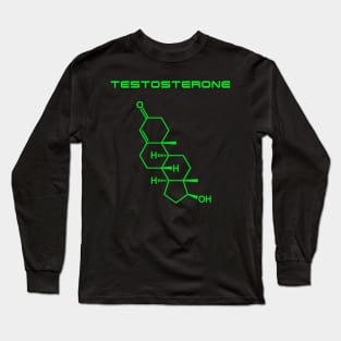 Testosterone - Green Long Sleeve T-Shirt